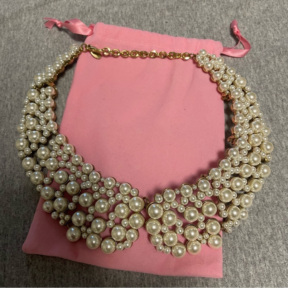 AKA Pearl Collar Necklace !!